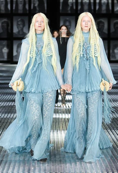 gucci twins runway show|Gucci outlet 2024.